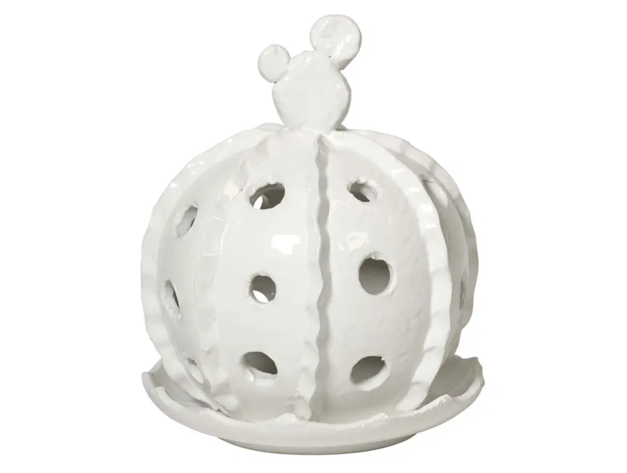 obrazek 1 Elegancki ceramiczny świecznik w stylu prowansalskim - Virginia Casa