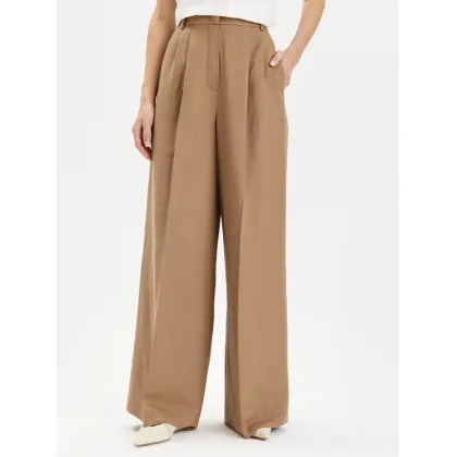 Zdjęcie Weekend Max Mara Spodnie materiałowe Diletta 2415131062 Brązowy Wide Leg