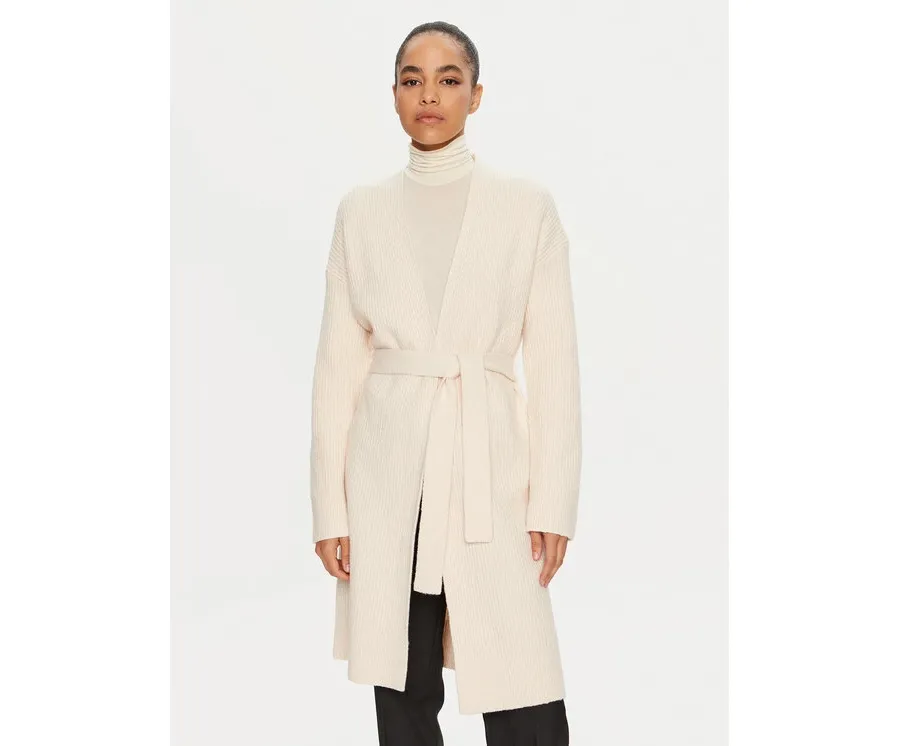 obrazek 1 Calvin Klein Kardigan K20K208005 Beżowy Regular Fit