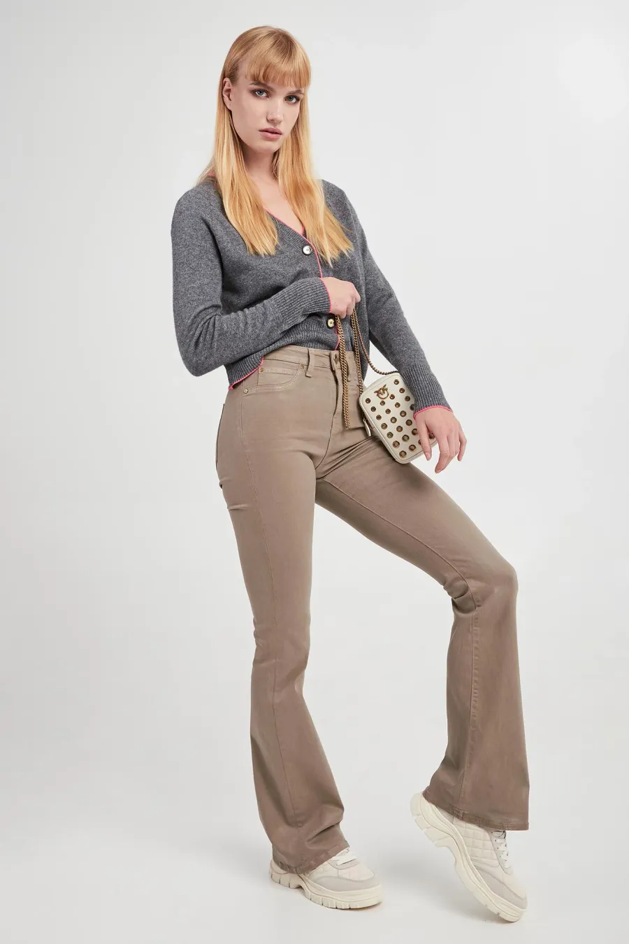 obrazek 1 Jeansy woskowane Flora PINKO Pinko