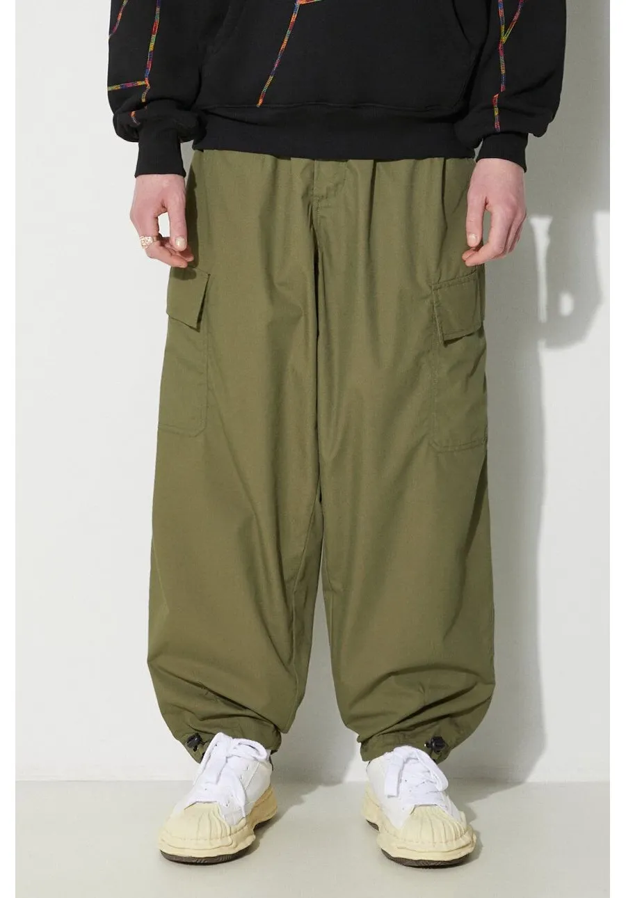 obrazek 1 Universal Works spodnie Loose Cargo Pant męskie kolor zielony w fasonie cargo 30143.OLIVE