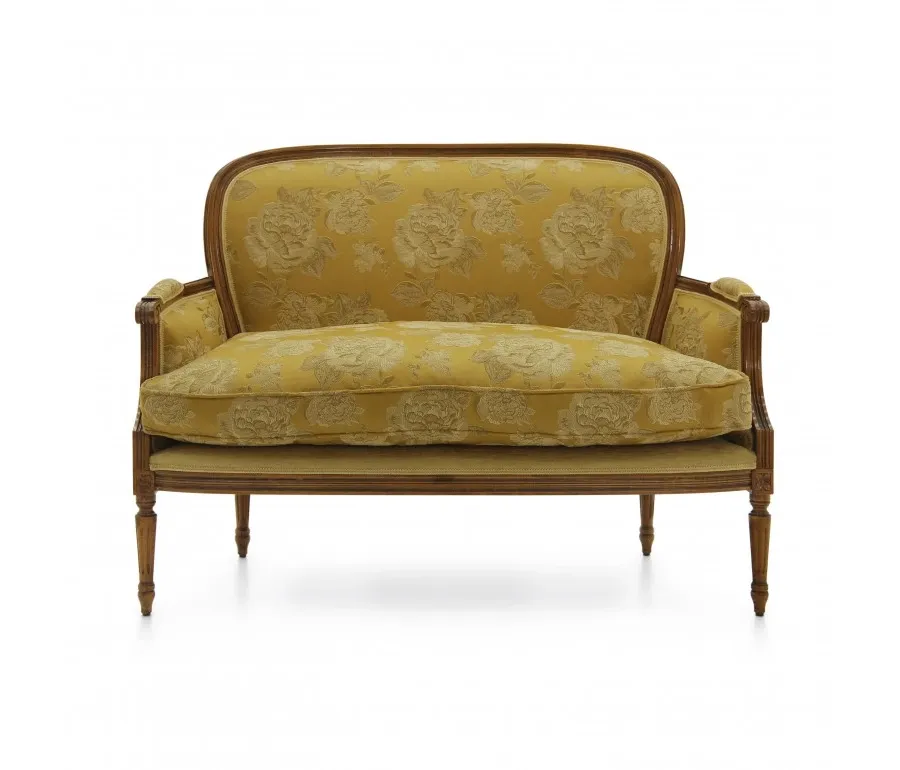 obrazek 1 Elegancka sofa w stylu Ludwika XVI o strukturze drewna bukowego - Sevensedie