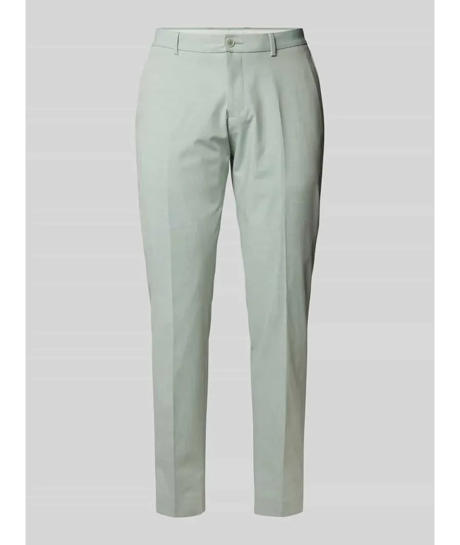 obrazek 1 Spodnie do garnituru o kroju regular fit w kant model ‘Pure’