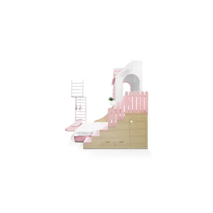 Picture A set of furniture with a mini gym for a girl
