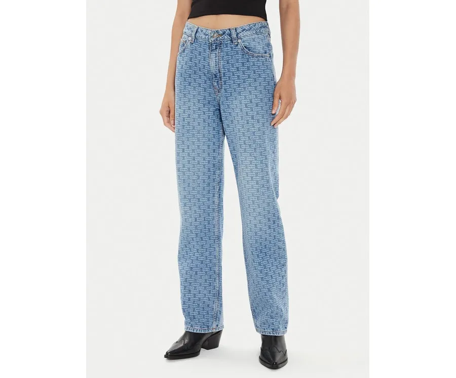 obrazek 1 Hugo Jeansy 50514131 Niebieski Straight Fit HUGO