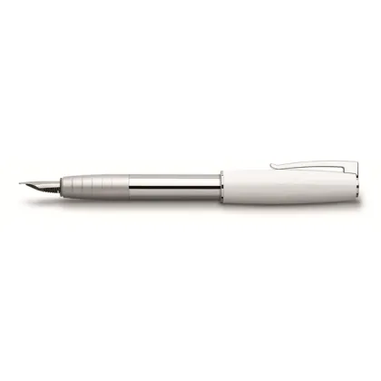 Picture Luxurious Loom Piano White fountain pen