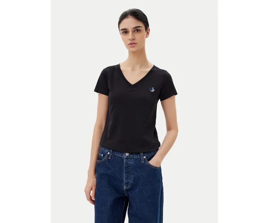 obrazek 1 KARL LAGERFELD T-Shirt A1W17019 Czarny Regular Fit