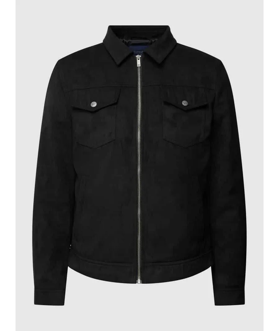 obrazek 1 Kurtka z imitacji skóry welurowej