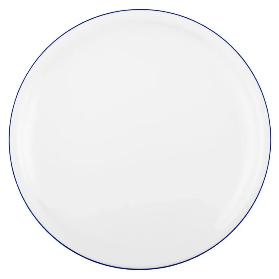 obrazek 1 Płaski biały talerz obiadowy z porcelany 25,5 cm z Niemiec - Seltmann Weiden