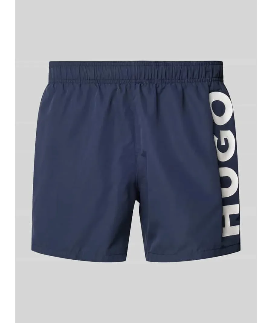 obrazek 1 Spodenki kąpielowe z nadrukiem z logo model ‘ABAS’