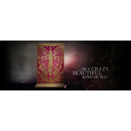 Picture A unique two-door butterfly wardrobe