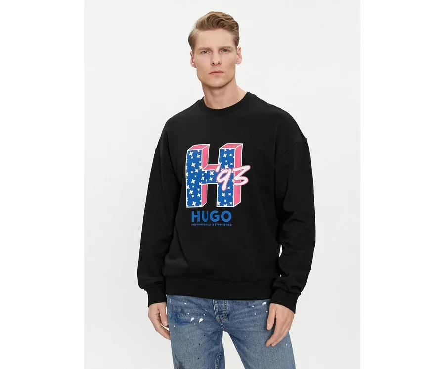obrazek 1 Hugo Bluza Neasyo 50513437 Czarny Regular Fit HUGO