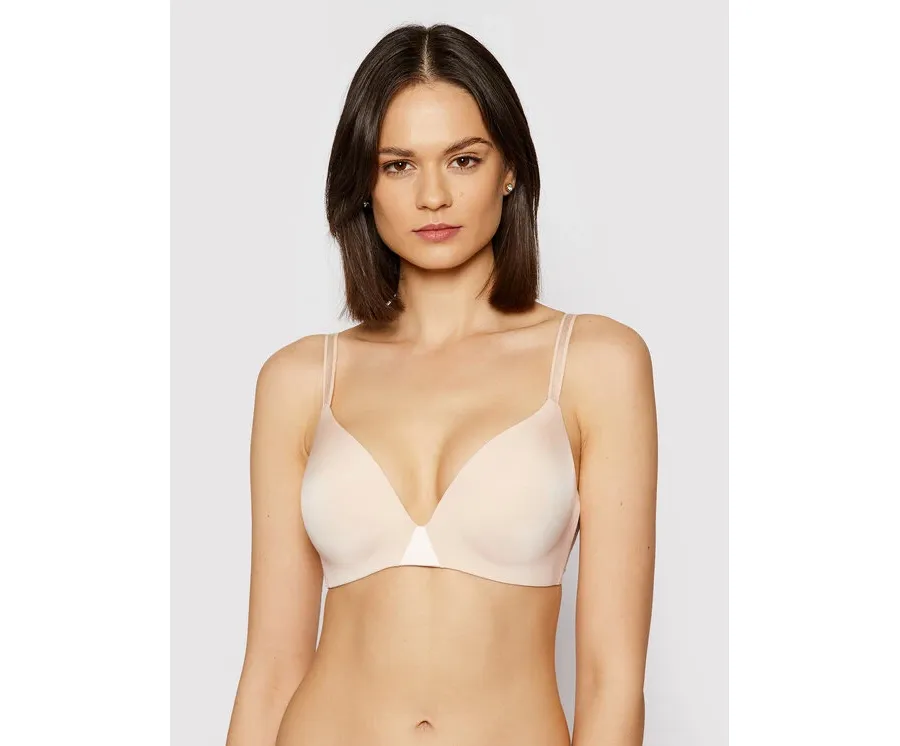 obrazek 1 Chantelle Biustonosz bezszwowy Absolute Invisible Ohne Bugel C15G80 Beżowy
