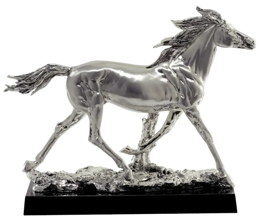 picture 1 Extraordinary figurine with a horse - Astra Argenti