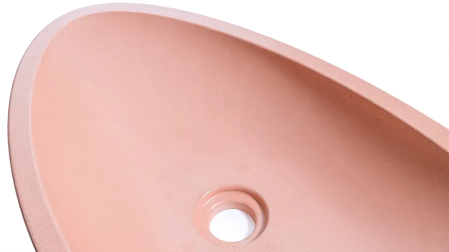 obrazek 4 Piękna umywalka 60 cm ORION BASIC – bardzo jasny ceglasty, bez dekoru, bez lakieru