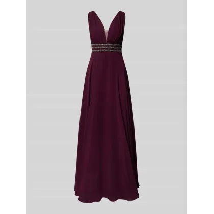 Zdjęcie Sukienka wieczorowa obszyta ozdobnymi kamieniami