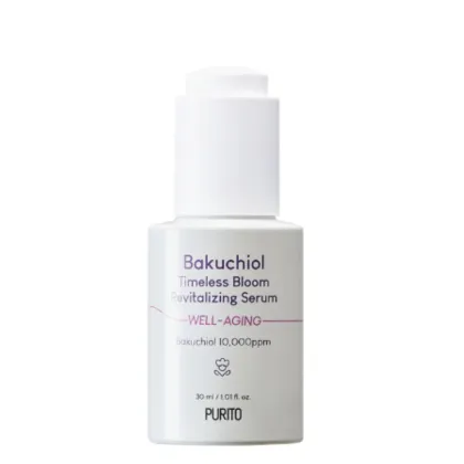 Zdjęcie Purito Bakuchiol Timeless Bloom Rewitalizujące serum z Bakuchiolem 30 ml