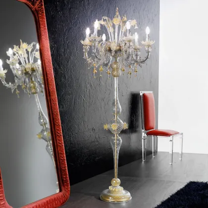 Zdjęcie Lampa podłogowa PV14/6 z ręcznie dmuchanego szkła