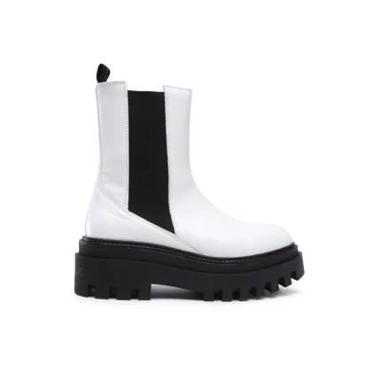 Zdjęcie Calvin Klein Jeans Sztyblety Flatform Chelsea Boot YW0YW00850 Biały