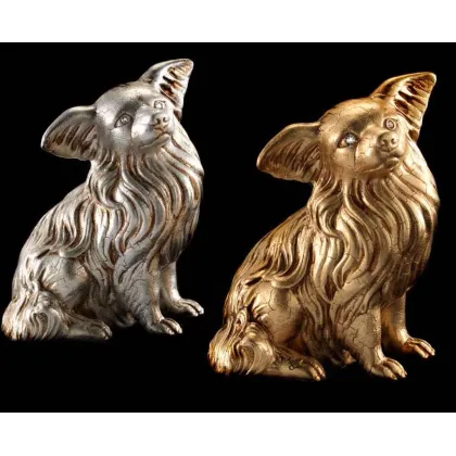 Picture Attractive dog made of ceramics