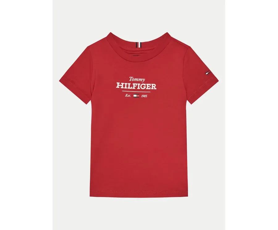 obrazek 1 Tommy Hilfiger T-Shirt KB0KB09356 M Czerwony Regular Fit