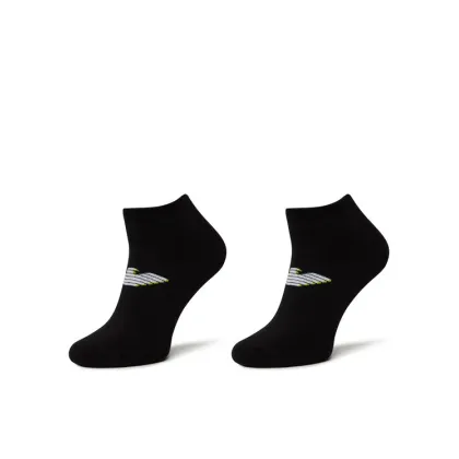 Zdjęcie Emporio Armani Zestaw 2 par niskich skarpet męskich EM000538 AF12299 MC005 Czarny