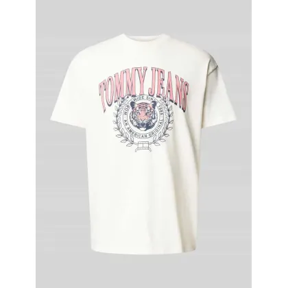 Zdjęcie T-shirt z bawełny z nadrukiem z motywem model ‘VARSITY TIGER’