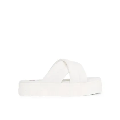 Zdjęcie Tommy Jeans Klapki Tjw Lettering Flatform Sandal EN0EN02465 Écru
