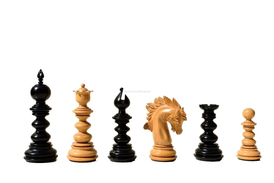obrazek 10 Wyśmienity zestaw z matowym wykończeniem do gry w szachy - The Chess Empire