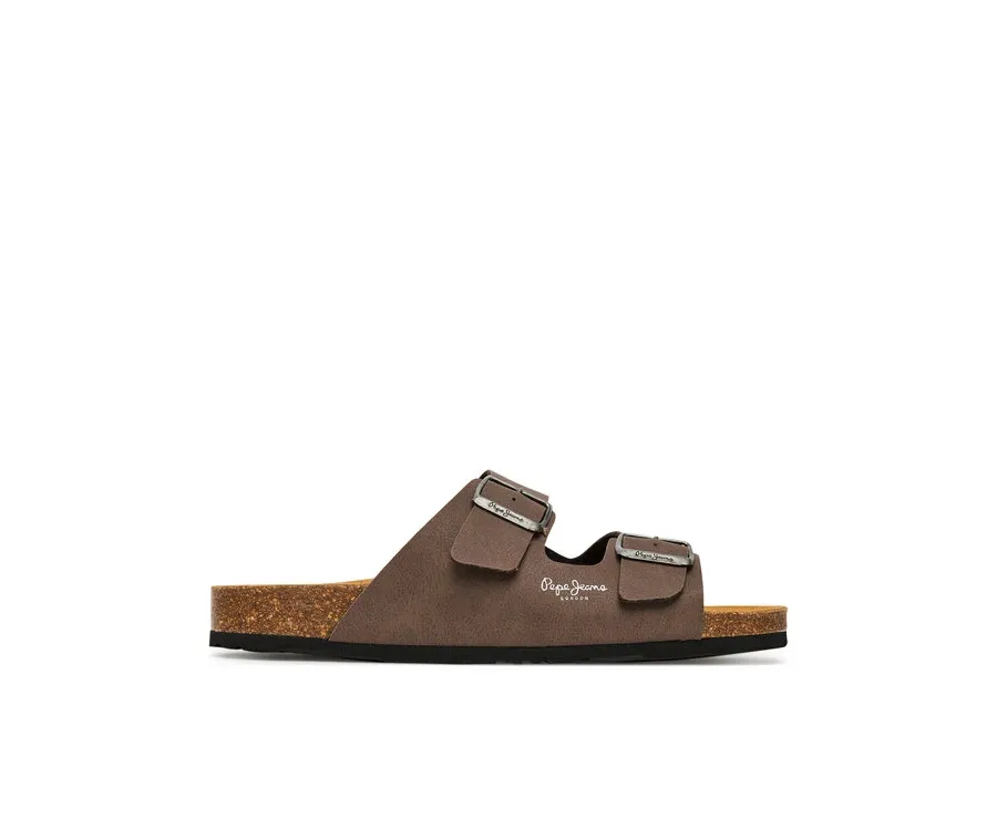 obrazek 1 Pepe Jeans Klapki Bio M Double Chicago PMS90110 Brązowy