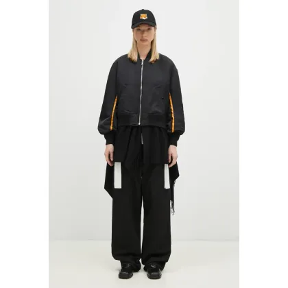 Zdjęcie Undercover kurtka bomber Blouson damski kolor czarny przejściowa oversize UC2D1202.2