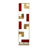 Zdjęcie Lampa podłogowa z glazurowanymi płytkami ceramicznymi H.160xL.42xP.24 cm