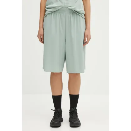 Zdjęcie MM6 Maison Margiela szorty damskie kolor zielony gładkie high waist S52MU0131.M35417