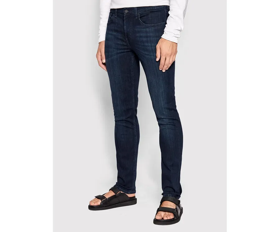 obrazek 1 7 For All Mankind Jeansy Luxe Performance Plus JSMSA230IP Granatowy Slim Fit