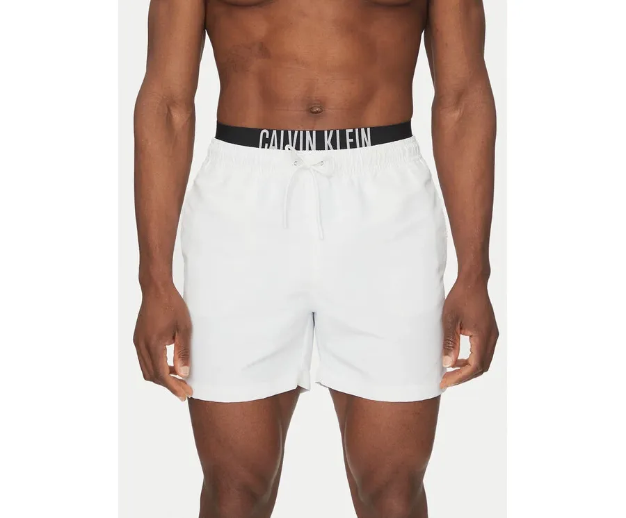 obrazek 1 Calvin Klein Swimwear Szorty kąpielowe KM0KM01093 Biały Regular Fit