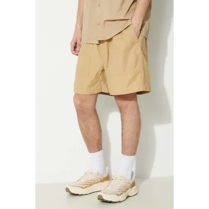 Zdjęcie Carhartt WIP szorty bawełniane Hayworth Short kolor beżowy I033136.1YH02