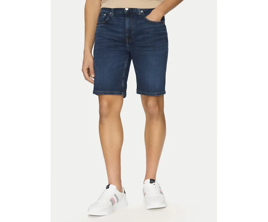 obrazek 1 Tommy Hilfiger Szorty jeansowe Brooklyn MW0MW39196 Granatowy Slim Fit