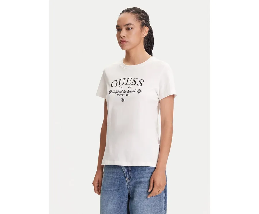 obrazek 1 Guess T-Shirt V5YI03 I3Z14 Biały Regular Fit