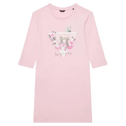 Zdjęcie Guess Sukienka codzienna J3YK13 KA6W4 Różowy Regular Fit