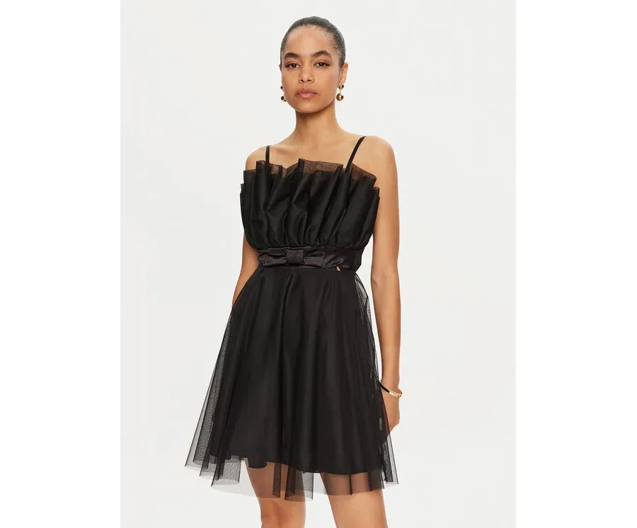 obrazek 1 Rinascimento Sukienka koktajlowa CFC0121817003 Czarny Regular Fit