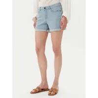 Zdjęcie Noisy May Szorty jeansowe Debby 27032491 Niebieski Slim Fit
