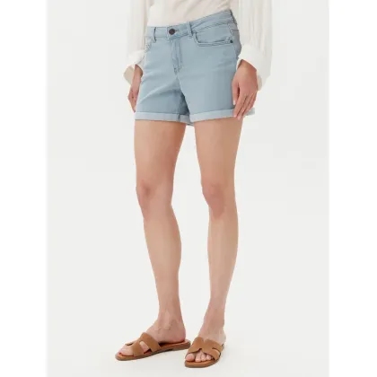 Zdjęcie Noisy May Szorty jeansowe Debby 27032491 Niebieski Slim Fit