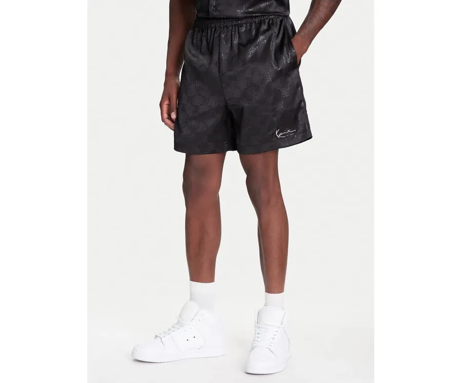 obrazek 1 Karl Kani Szorty sportowe Signature All Over Print Resort PD00005302 Czarny Regular Fit