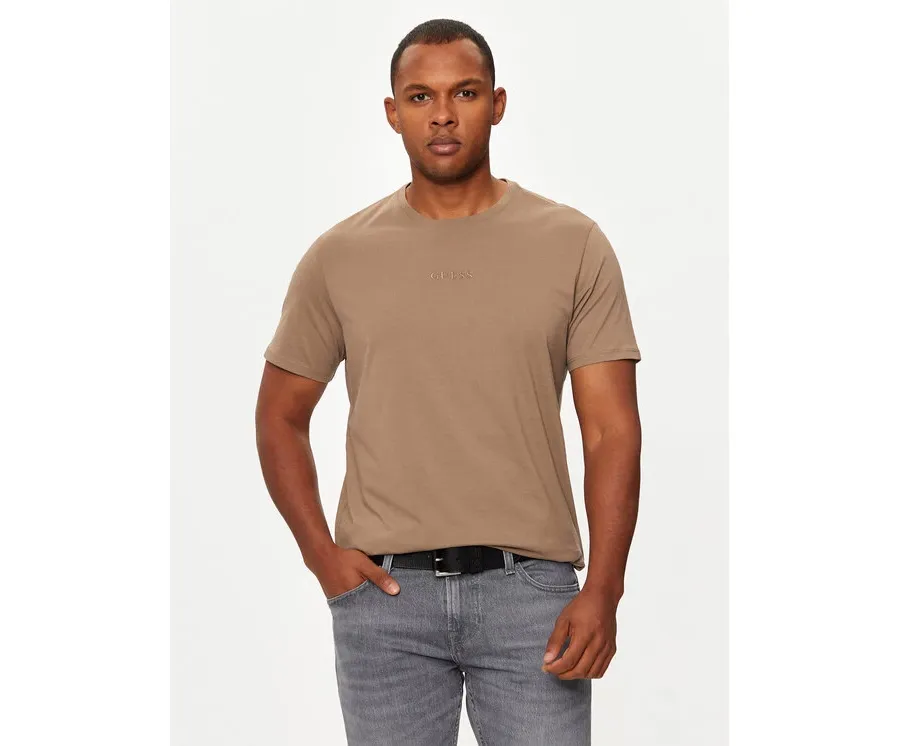 obrazek 1 Guess T-Shirt M4GP39 K7HD0 Brązowy Regular Fit