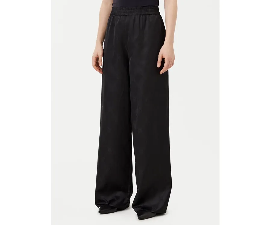 obrazek 1 HUGO Spodnie materiałowe Harida-1 50538802 Czarny Relaxed Fit