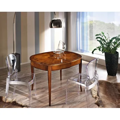 Zdjęcie Włoski klasyczny stół drewniany do jadalni