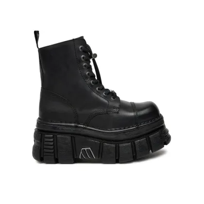 Zdjęcie NEW ROCK Glany M-NEWMILI083-S21 Czarny