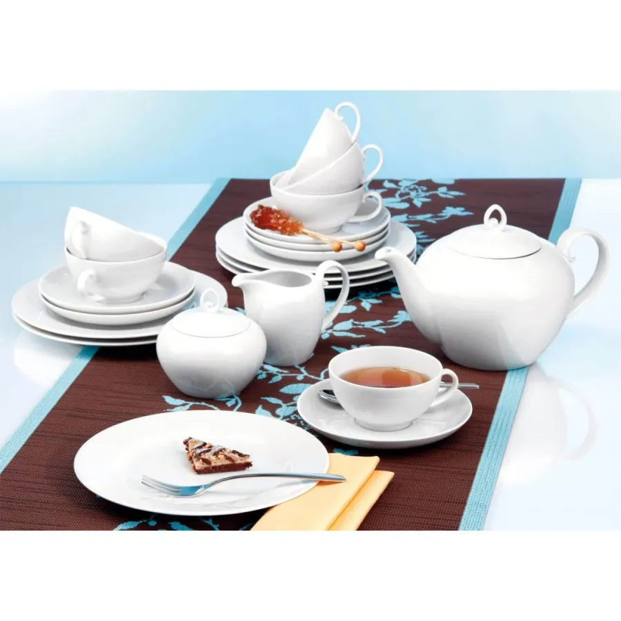 obrazek 6 Stylowy biały porcelanowy kieliszek do jajka z Niemiec - Seltmann Weiden