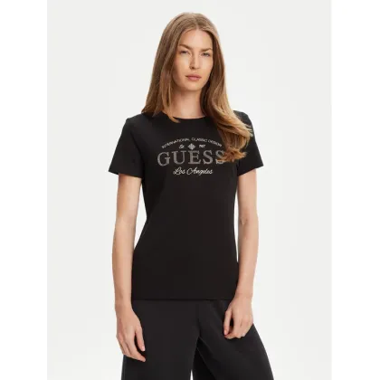 Zdjęcie Guess T-Shirt V5YI13 J1314 Czarny Regular Fit