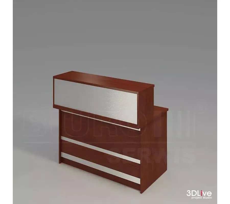 obrazek 3 Elegancka Lada prosta o wysokości 110cm, blat roboczy na wysokości 74cm. - Biuro Serwis